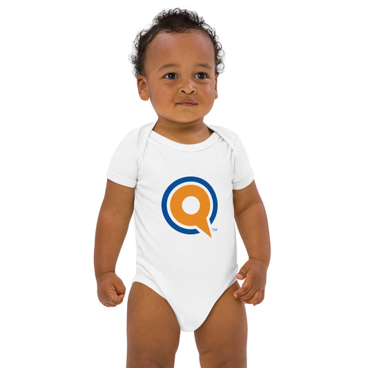 Yaqeen Q Baby Onesie in White